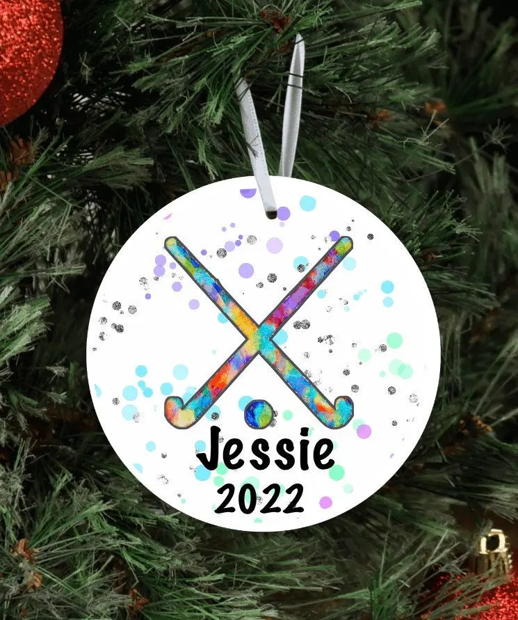 Personalized Field Hockey Christmas Ornament Perfect And Unique Gifts For Family On Christmas