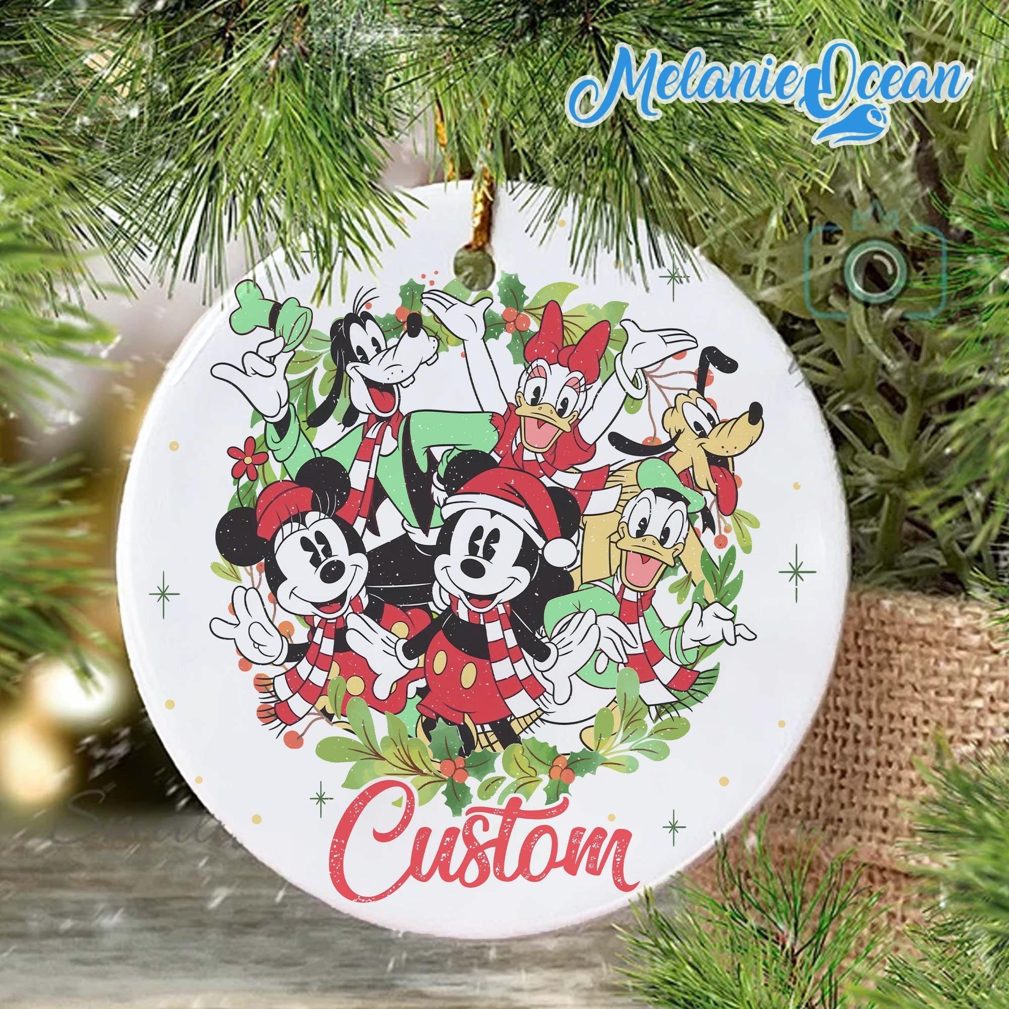 Personalized Mickey And Friends Disney Christmas Ornament Perfect And Unique Gifts For Family On Christmas