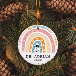 Personalized Nurse Appreciation Graduation RN Ornament Perfect And Unique Gifts For Family On Christmas