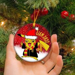 Personalized Pikachu Pokemon 2022 Ornament Perfect And Unique Gifts For Family On Christmas