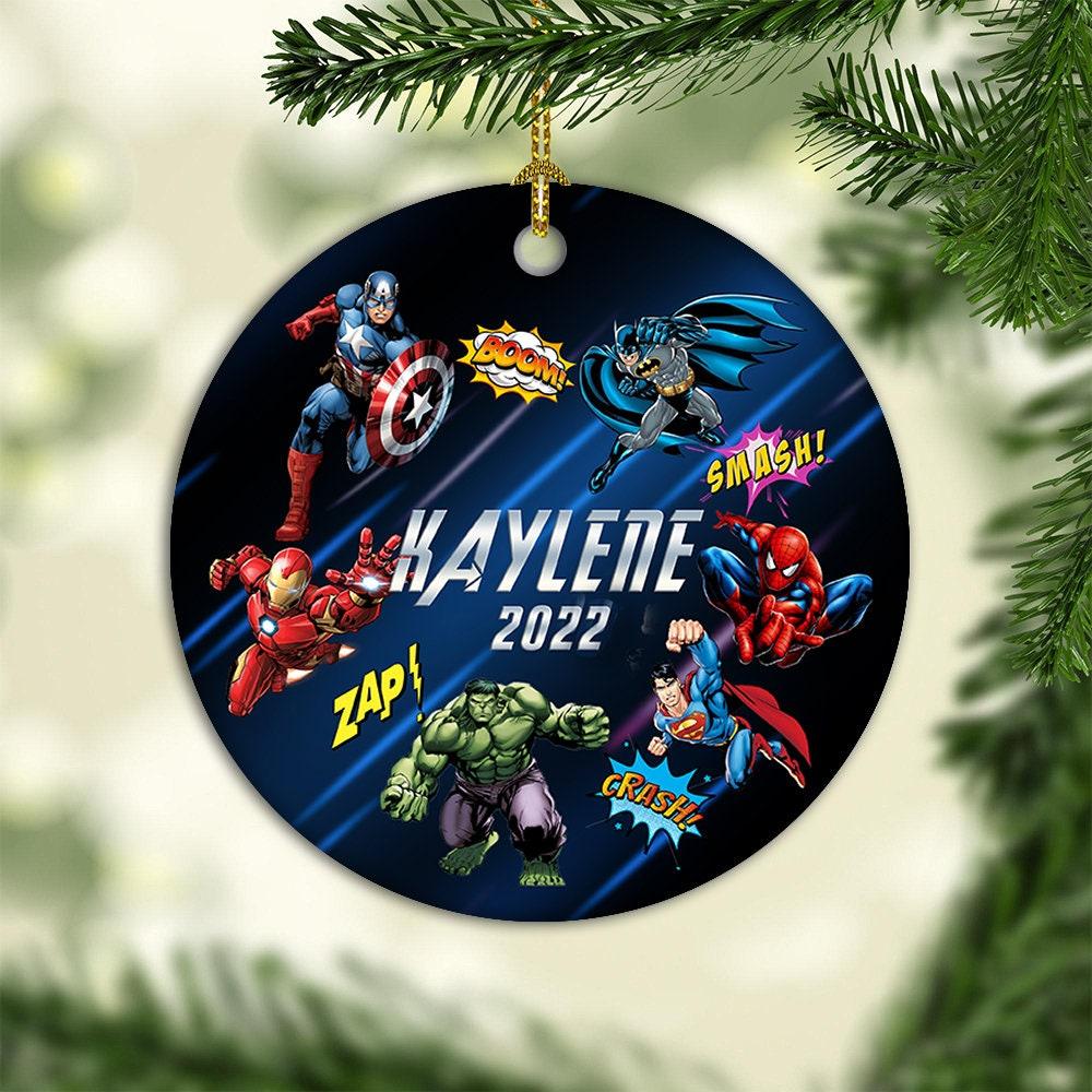 Personalized Superhero Family Christmas Ornament Perfect And Unique Gifts For Family On Christmas