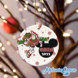 Personalized Toy Story Buzz Christmas Kids Disney Ornament Perfect And Unique Gifts For Family On Christmas