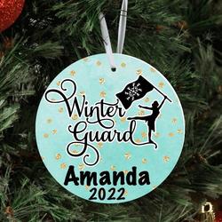 Personalized Winter Guard Christmas Ornament Perfect And Unique Gifts For Family On Christmas