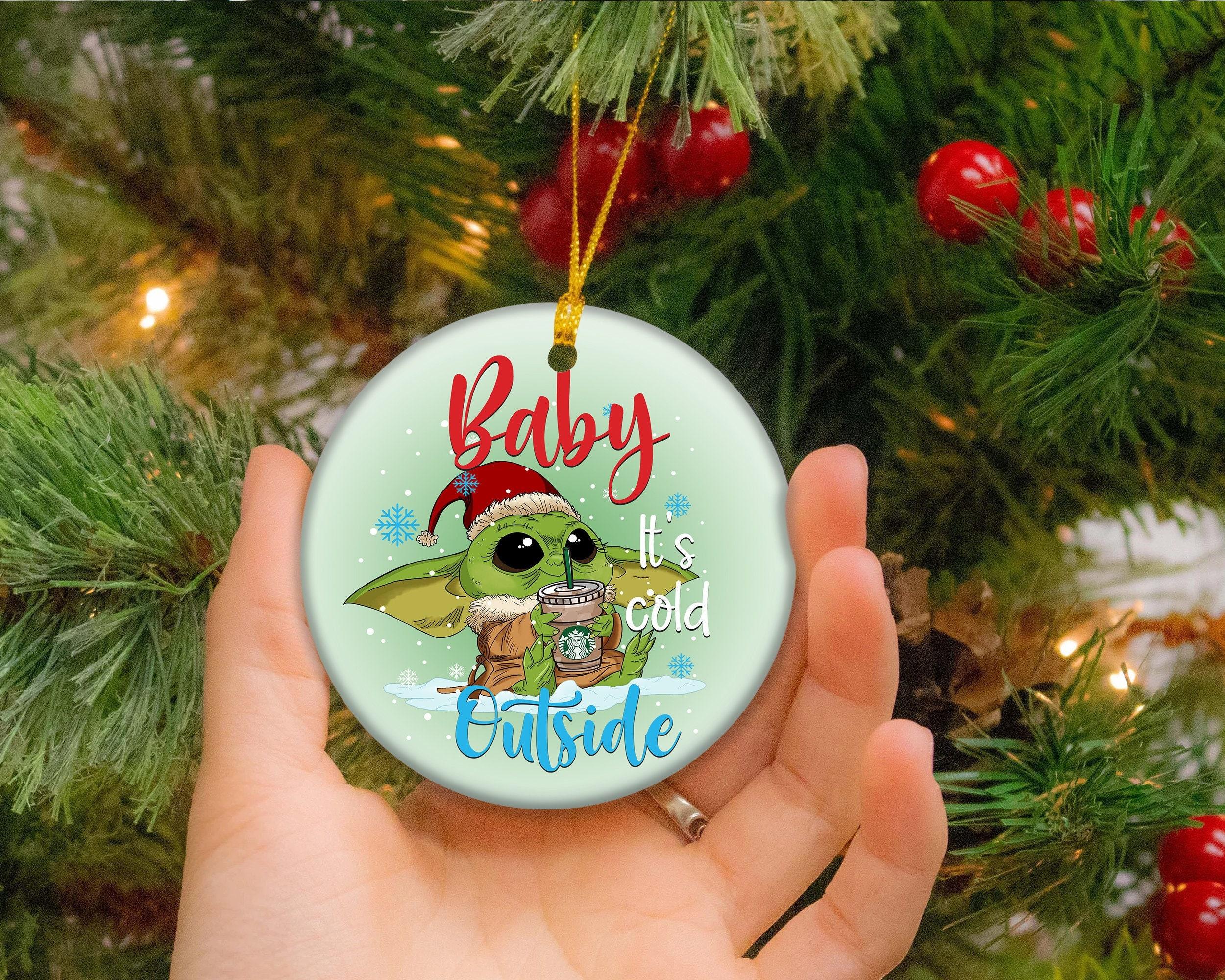 Personalized Yoda Ornament 2022 Christmas Gift Perfect And Unique Gifts For Family On Christmas