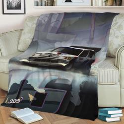 Peugeot 205 T16 Fleece Throw Blanket Meaningful Gift For Halloween Christmas