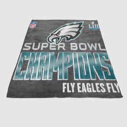 Philadelphia Eagles Super Bowl Lii Champions Soft Fleece Blanket Meaningful Gift For Halloween Christmas