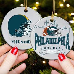 Philadelphia Football American Chritmas Dad Ornament Perfect And Unique Gifts For Family On Christmas