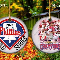 Philadelphia Phillies Personalized Baseball Christmas Ornament Perfect And Unique Gifts For Family On Christmas