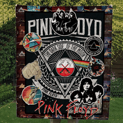 Pink Floyd Fleece Blanket Meaningful Gift For Halloween Christmas The Wall Dsotm