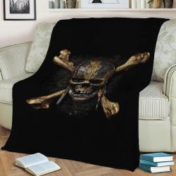 Pirates Of The Caribbean Fleece Throw Blanket Meaningful Gift For Halloween Christmas