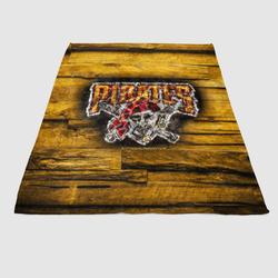 Pittsburgh Pirates Logo Soft Fleece Blanket Meaningful Gift For Halloween Christmas