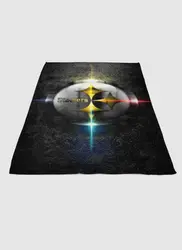 Pittsburgh Steelers Nfl New Logo Soft Fleece Blanket Meaningful Gift For Halloween Christmas