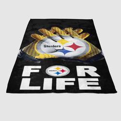 Pittsburgh Steelers Nfl Soft Fleece Blanket Meaningful Gift For Halloween Christmas
