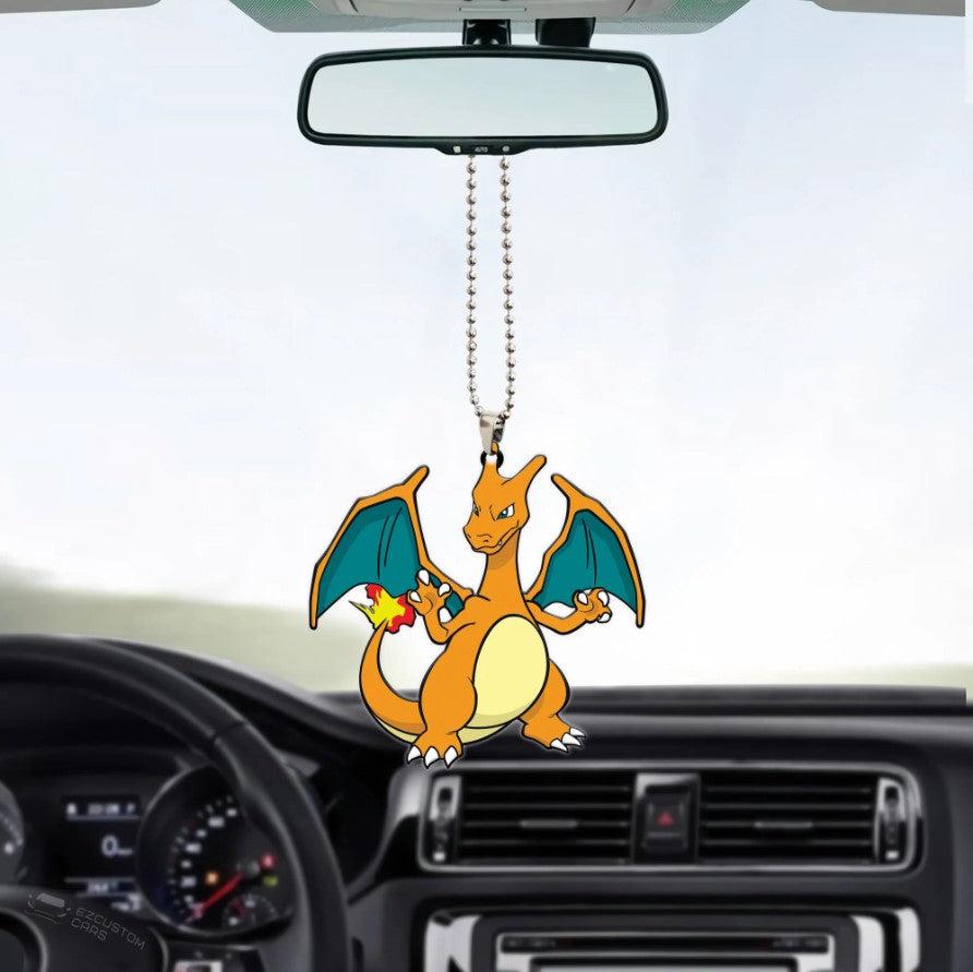 Pokemon Ash's Charizard Car Ornament Custom Car Accessories Decorations Perfect And Unique Gifts For Family On Christmas