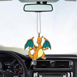 Pokemon Ash's Charizard Car Ornament Custom Car Accessories Decorations Perfect And Unique Gifts For Family On Christmas