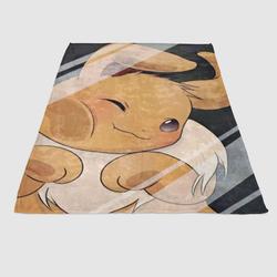 Pokemon Eevee Cute Face Soft Fleece Blanket Meaningful Gift For Halloween Christmas