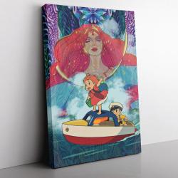 Ponyo Studio Ghibli Canvas Print Wall Art Canvas Christmas Gift For Son Daughter