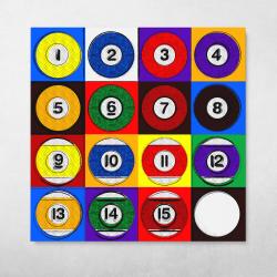 Pool Ball Pop Art Wall Art Canvas Meaning Gift For Birthday Christmas