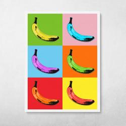 Pop Bananas Wall Art Canvas Meaning Gift For Birthday Christmas Halloween