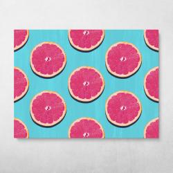 Pop Grapefruit Wall Art Canvas Meaning Gift For Birthday Christmas