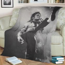 Pop Star Michael Jackson G Fleece Throw Blanket Meaningful Gift For Halloween Christmas