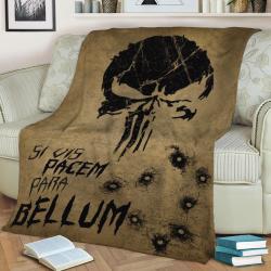 Prepare For War Fleece Throw Blanket Meaningful Gift For Halloween Christmas