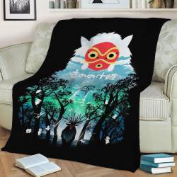 Princess Of The Forest Fleece Throw Blanket Meaningful Gift For Halloween Christmas