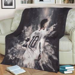 Pulisic Usa Fleece Throw Blanket Meaningful Gift For Halloween Christmas