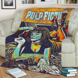 Pulp Fiction 1 Fleece Throw Blanket Meaningful Gift For Halloween Christmas