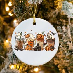 Pumpkin Spice Tis The Season For Latte Ornament Perfect And Unique Gifts For Family On Christmas