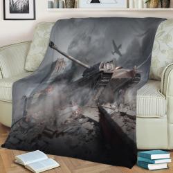 Pzv Panther Fleece Throw Blanket Meaningful Gift For Halloween Christmas