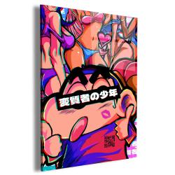QR Pervy Boy NFT 01 Wall Art Canvas Meaning Christmas Gift For Son Daughter