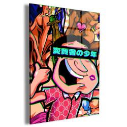 QR Pervy Boy NFT 04 Glen Edition Wall Art Canvas Christmas Gift For Son Daughter