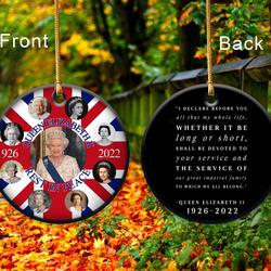 Movie Music Queen Elizabeth II Ornament Perfect And Unique Gifts For Family On Christmas Holiday