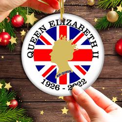 Queen Elizabeth II Ornament Decoration Perfect And Unique Gifts For Family On Christmas Holiday
