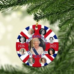Queen Elizabeth II Queen s Platinum Jubilee Ornament Perfect And Unique Gifts For Family On Christmas