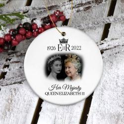 Queen Elizabeth II RIP Her Majesty Commemorative Ornament Perfect And Unique Gifts For Family On Christmas