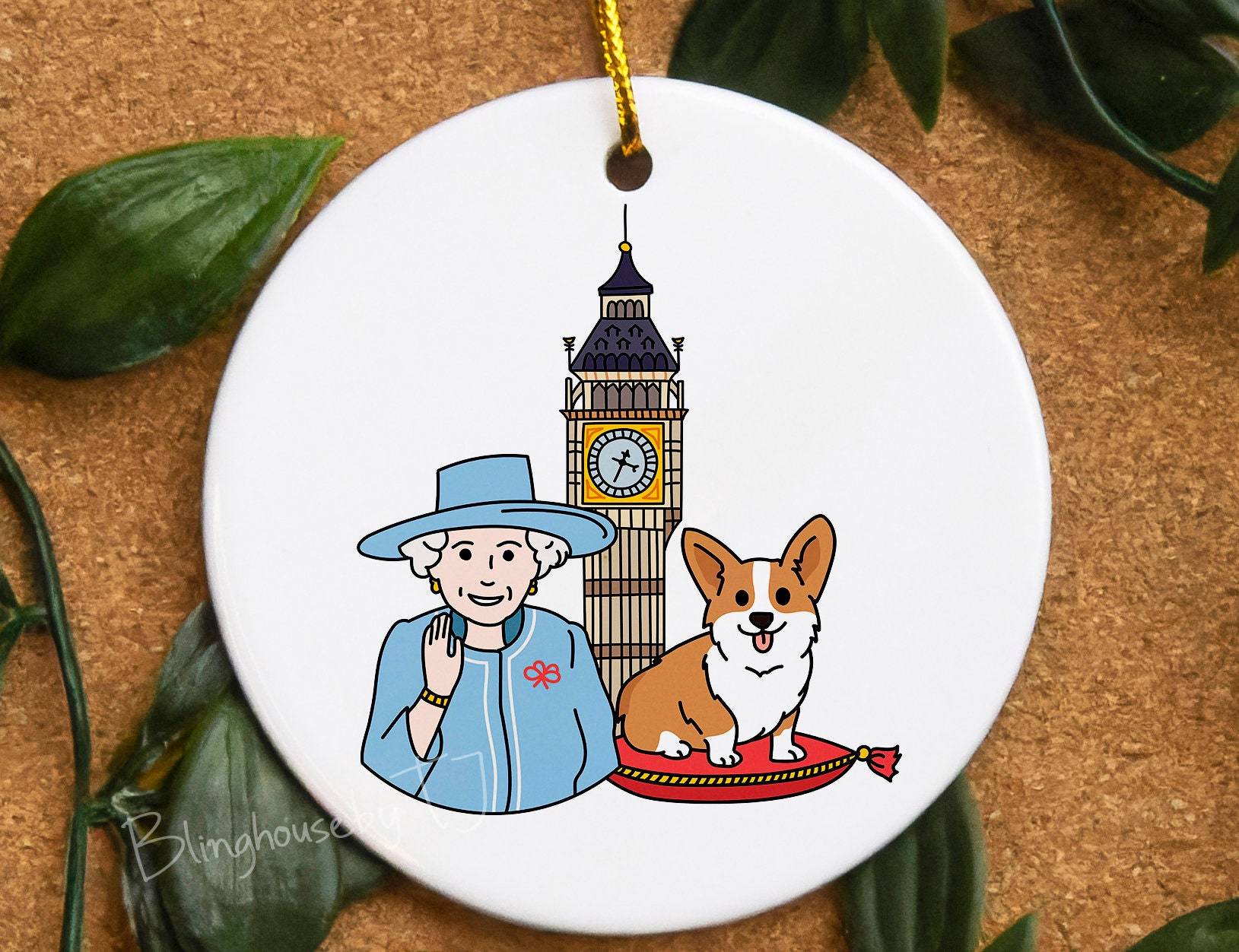 Queen Elizabeth Platinum Jubilee 1952-2022 Ornament Perfect And Unique Gifts For Family On Christmas
