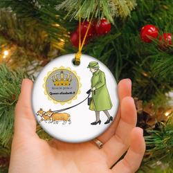 Queen Elizabeth Platinum Jubilee Corgi Ornament Perfect And Unique Gifts For Family On Christmas