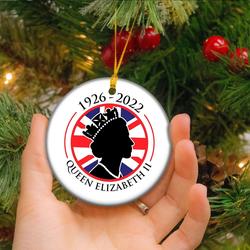 Queen Elizabeth Platinum Jubilee Ornament Perfect And Unique Gifts For Family On Christmas Holiday