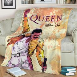 Queen Fleece Throw Blanket Meaningful Gift For Halloween Christmas