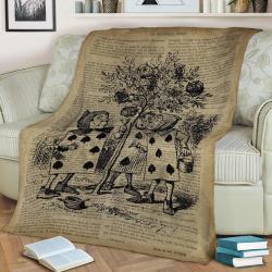 Queens Servants Fleece Throw Blanket Meaningful Gift For Halloween Christmas