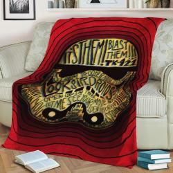 Quoted Fleece Throw Blanket Meaningful Gift For Halloween Christmas