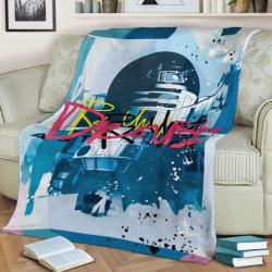 R2 Unit Fleece Throw Blanket Meaningful Gift For Halloween Christmas