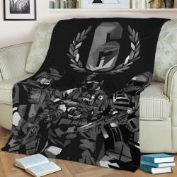 R6 Esports Weapon Fleece Throw Blanket Meaningful Gift For Halloween Christmas
