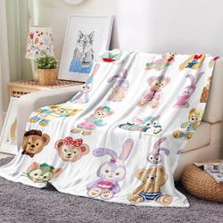 Rabbit Monkey Blanket Meaningful Gift For Halloween Christmas Flannel Fleece Throw Blanket Meaningful Gift For Halloween Christmas Room Decoration