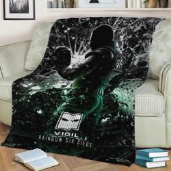 Rainbow Six Siege Vigil Fleece Throw Blanket Meaningful Gift For Halloween Christmas
