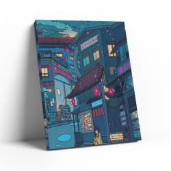 Rainy Day Encounter Wall Art Canvas Christmas Gift For Son Daughter