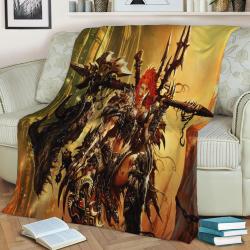 Reaper Of Souls Fleece Throw Blanket Meaningful Gift For Halloween Christmas