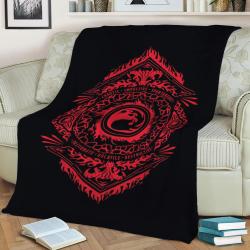Red Fleece Throw Blanket Meaningful Gift For Son Daughter Halloween Christmas
